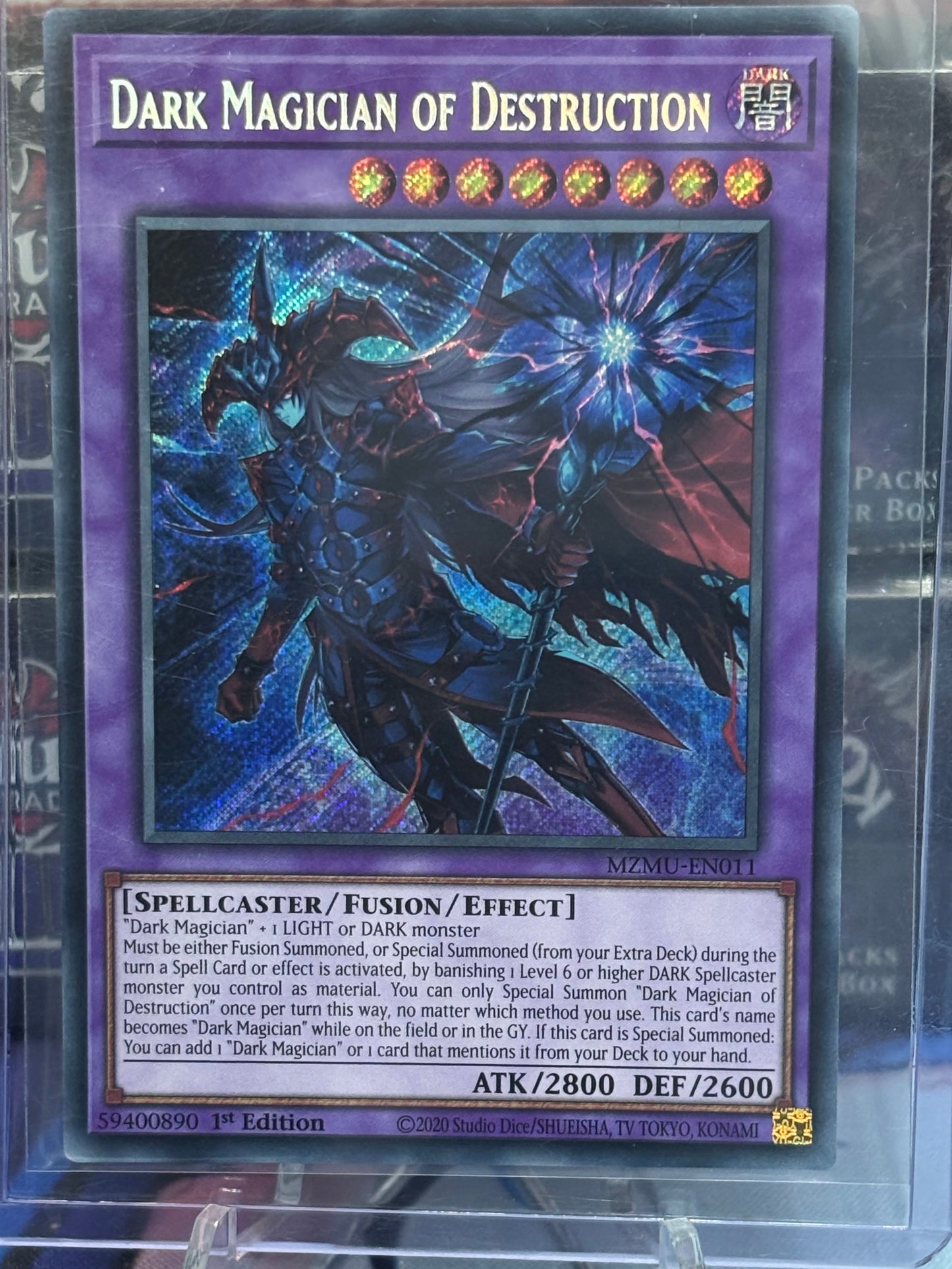 Dark Magician of Destruction front view