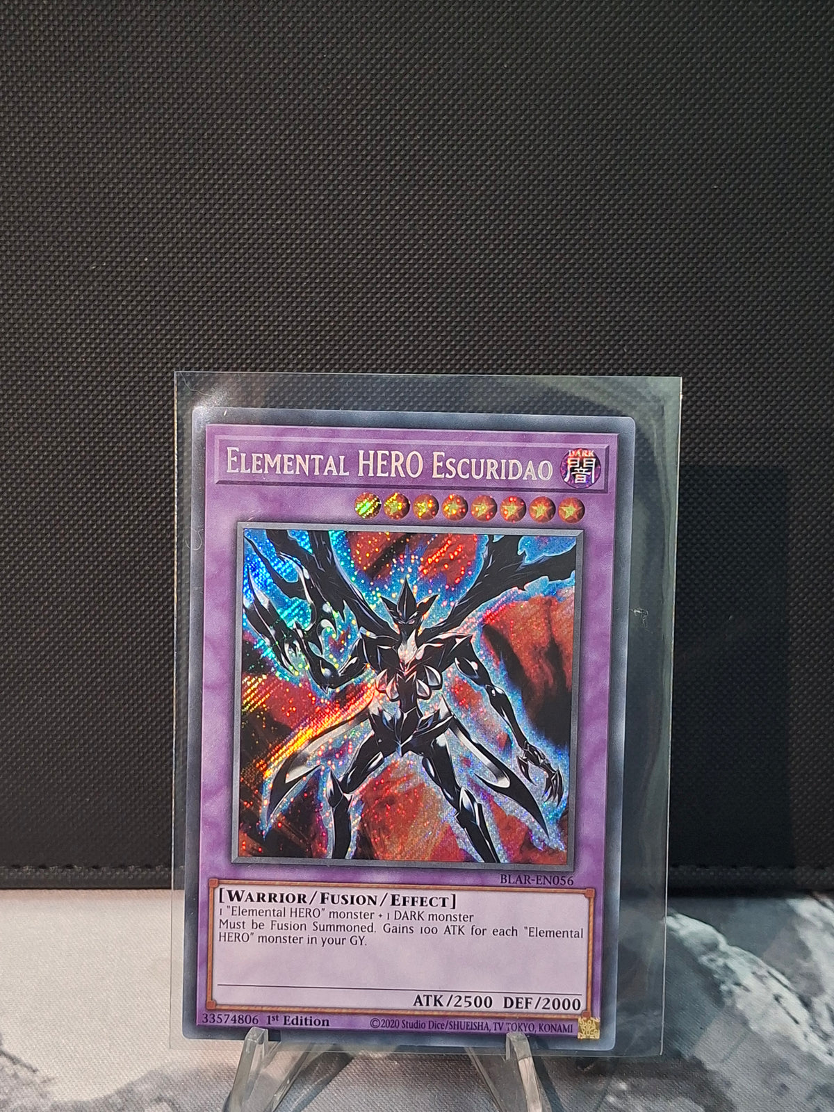 Elemental Hero Escuridao front view