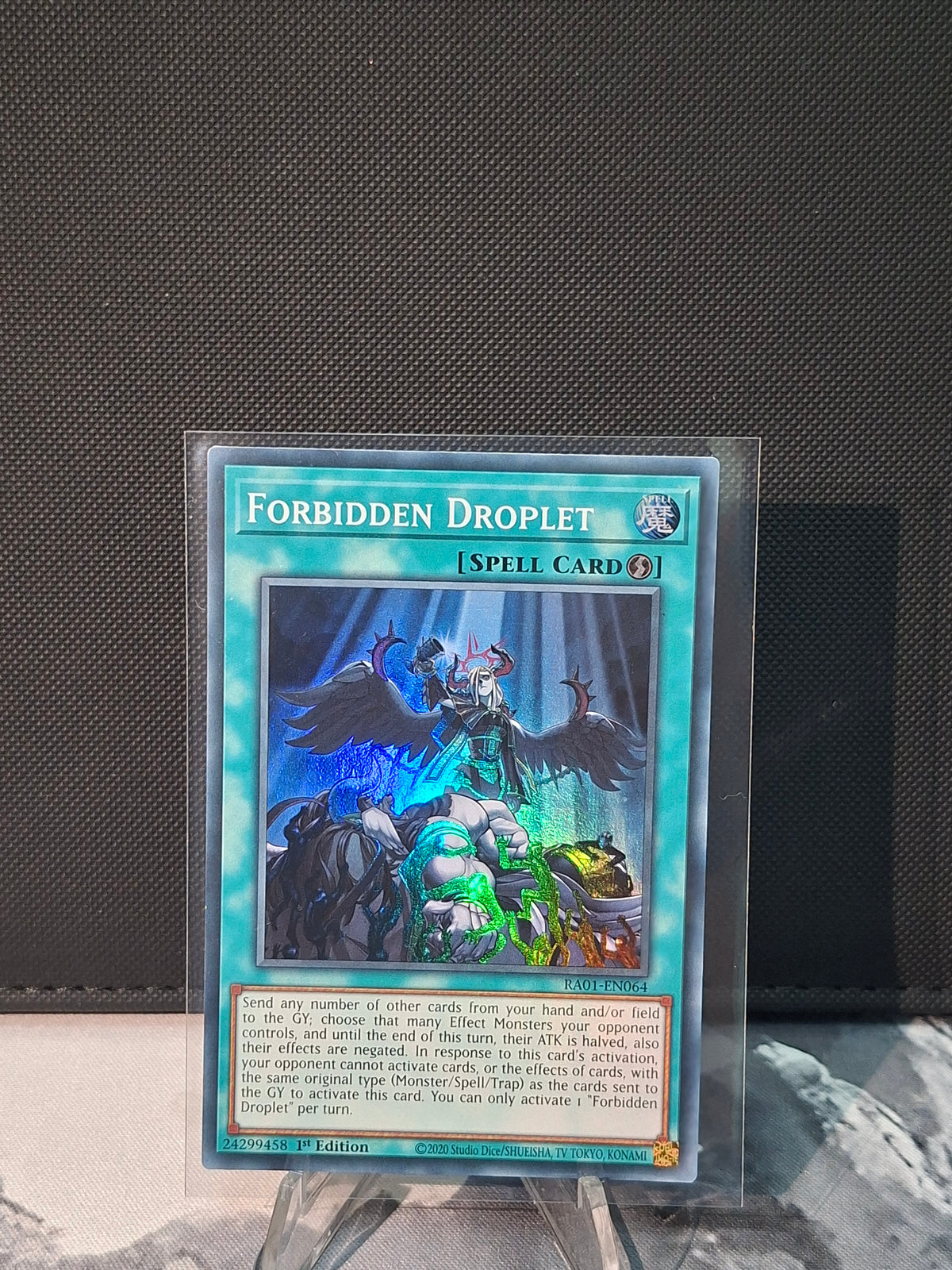 Forbidden Droplet front view