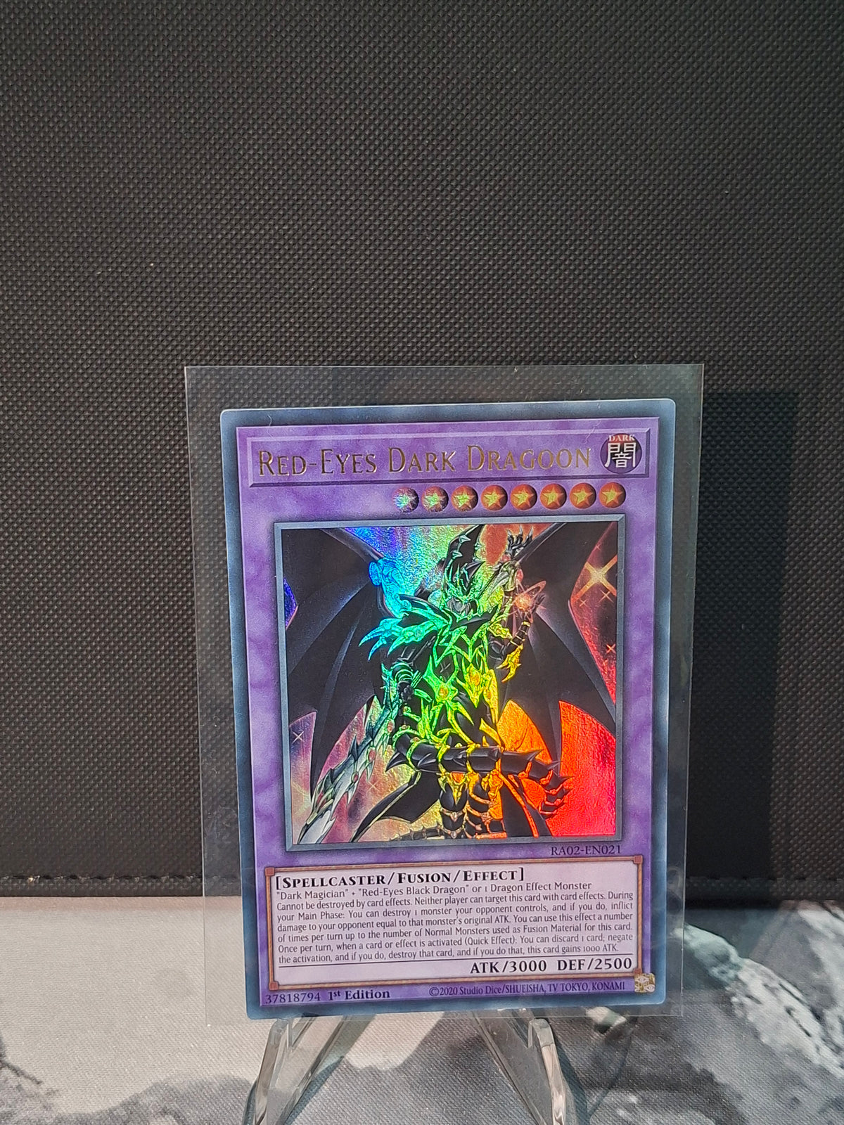 Red-Eyes Dark Dragoon front view