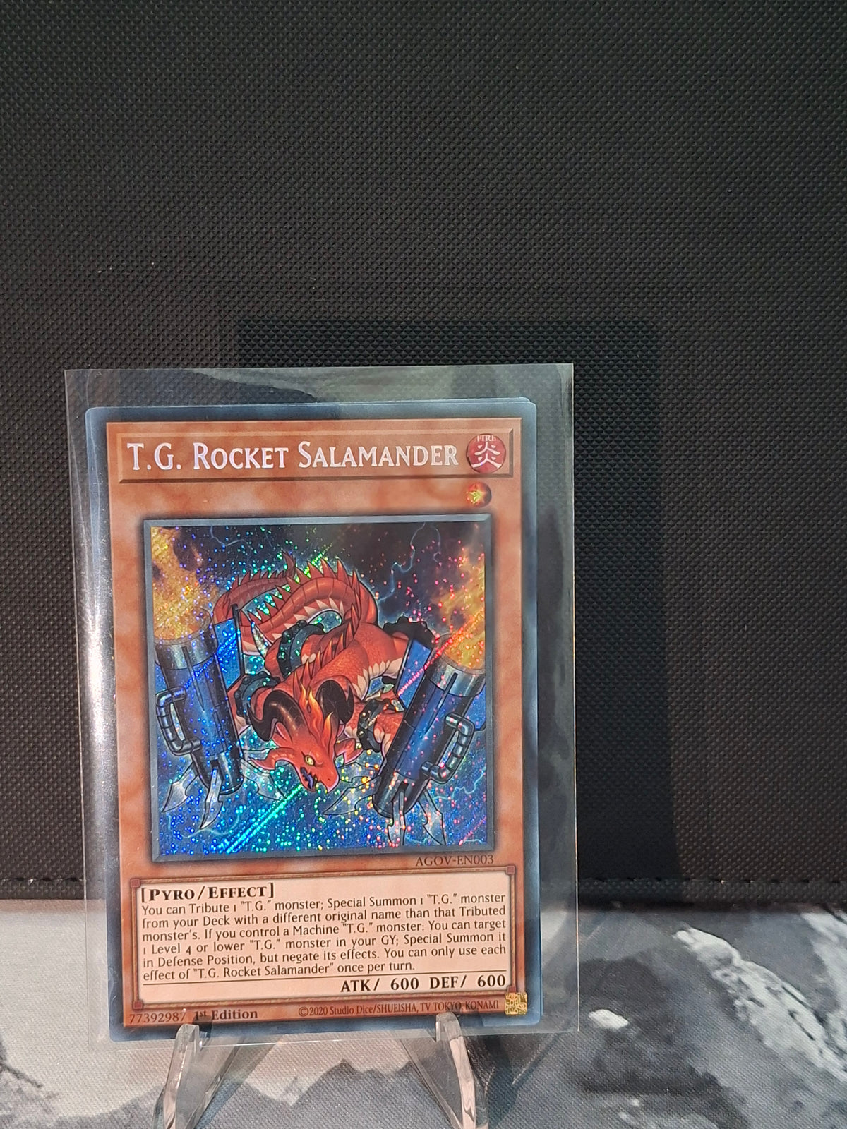 T.G Rocket Salamander front view