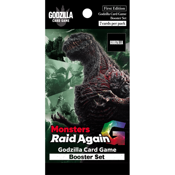 Godzilla Mosters Raid Again Booster Pack 1st Edition
