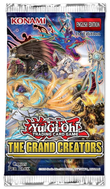 Yu-Gi-Oh The Grand Creators Booster Pack 1st Edition