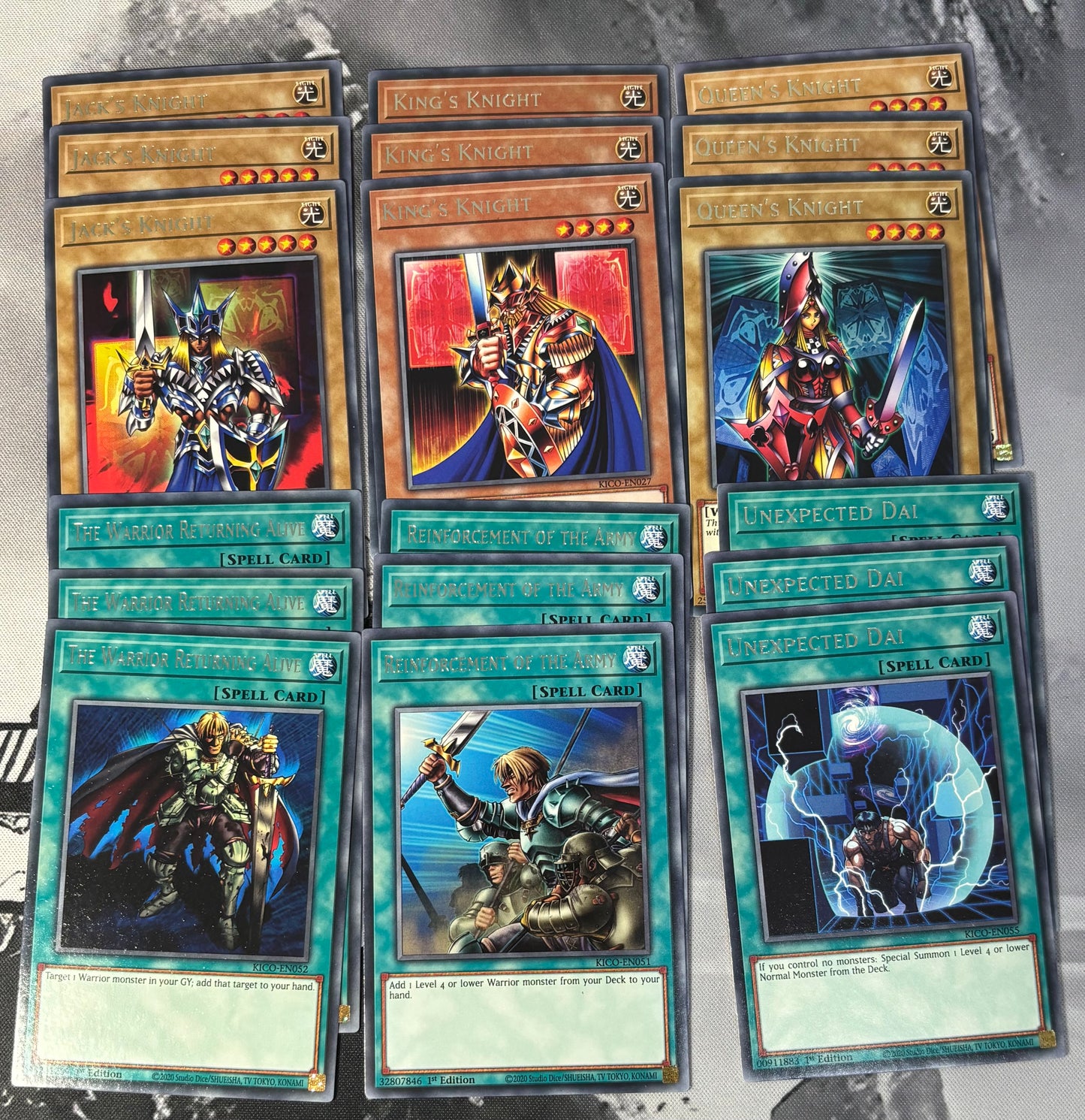 Jack's Knight Combo Playset - Complete 18-Card Set