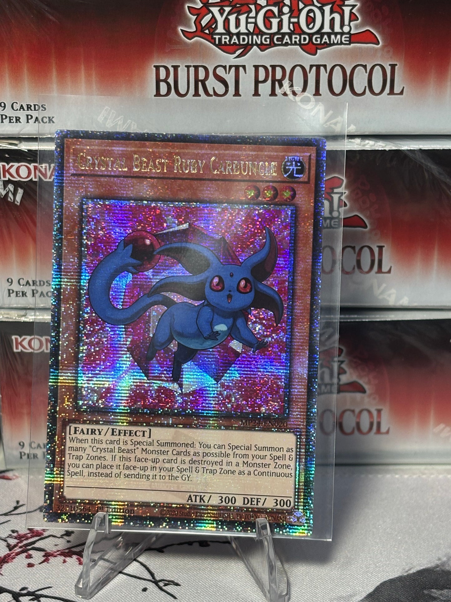 Crystal Beast Ruby Carbuncle front view