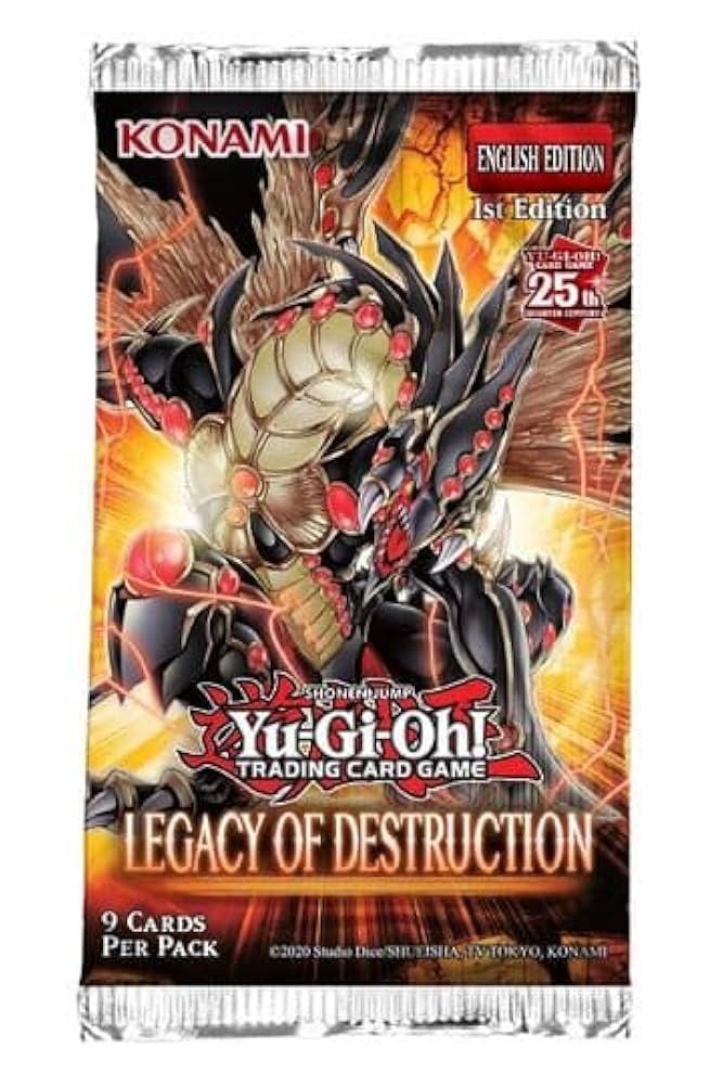 Yu-Gi-Oh! Legacy of Destruction 1st Edition Booster Pack