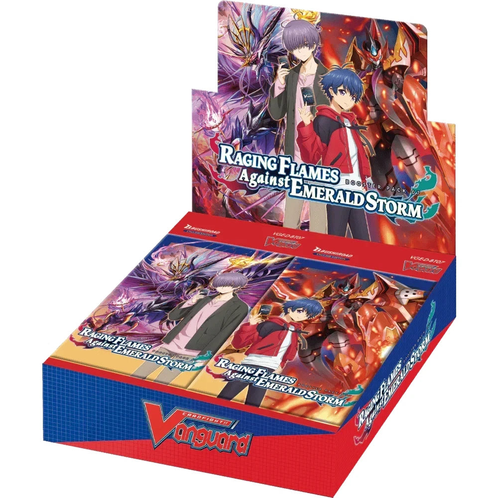 Cardfight!! Vanguard Booster Pack 07: Raging Flames Against Emerald Storm Booster Display Box (16 Packs)