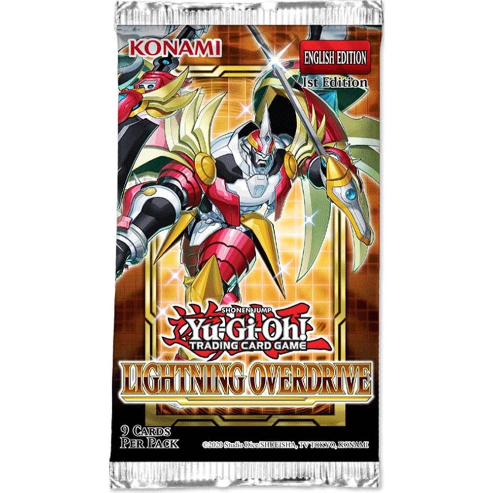 Yu-Gi-Oh Lightning Overdrive Booster Pack 1st Edition