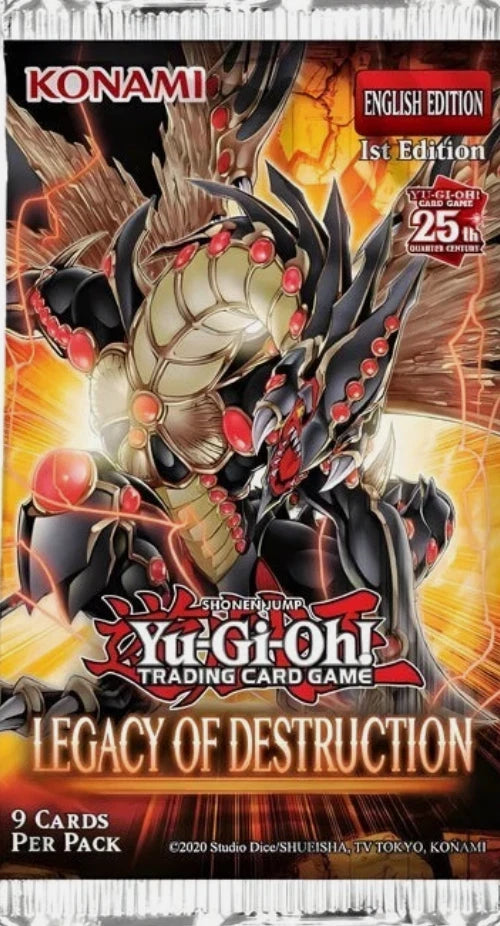 Yu-Gi-Oh Legacy of Destruction Booster Pack 1st Edition
