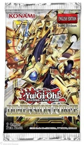 Yu-Gi-Oh Dimension Force Booster Pack 1st Edition