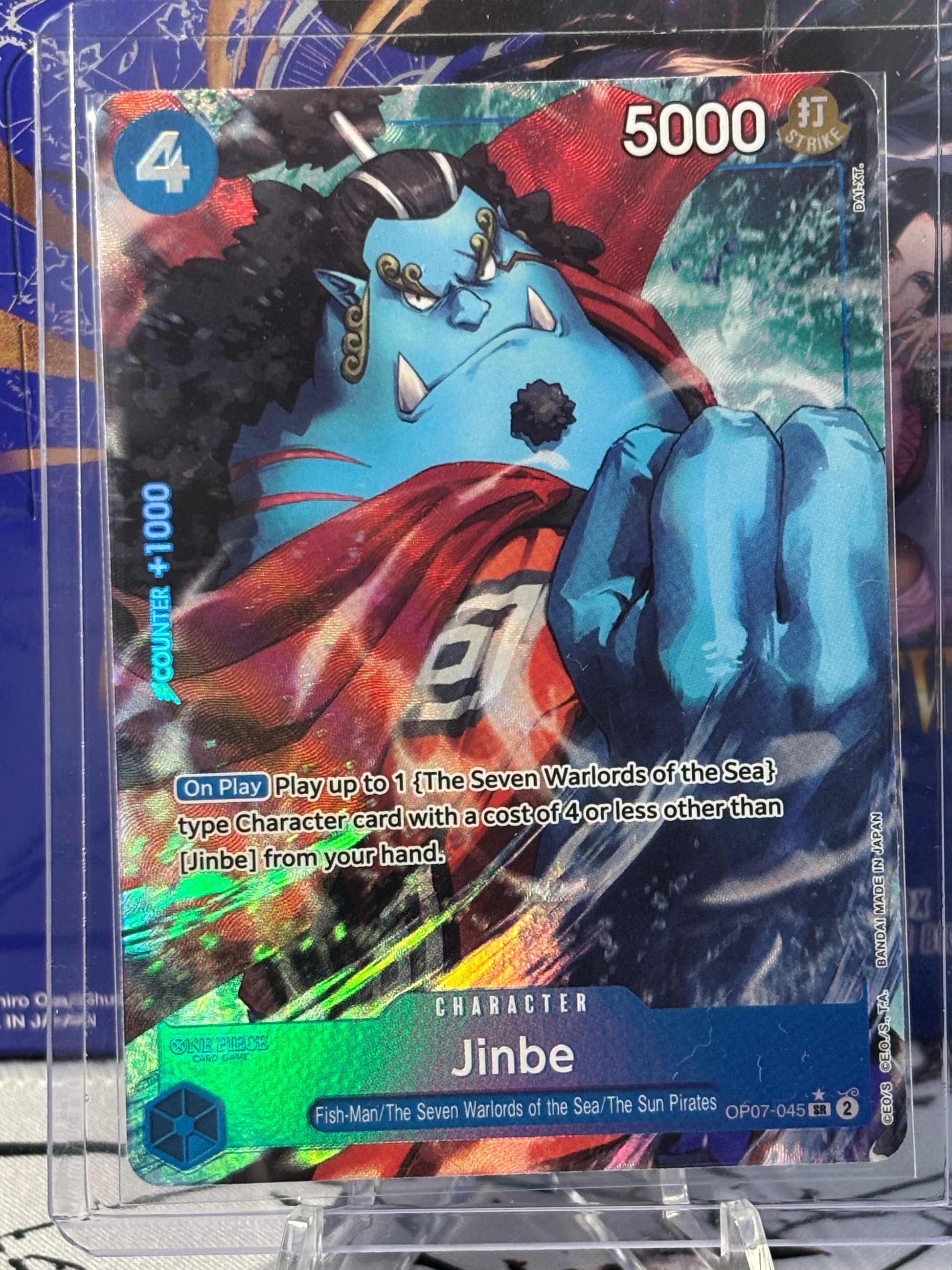 One Piece Jinbe Alternate Art Blue Near Mint OP07-045 – CURATOR'S CARDS LTD