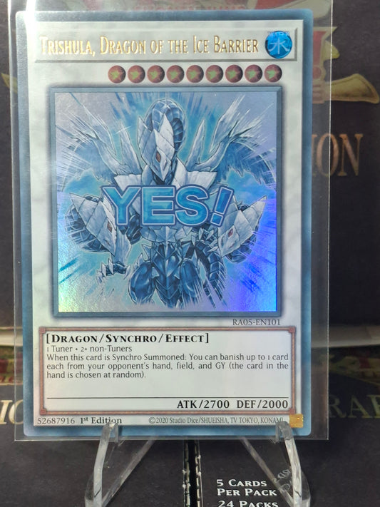 Trishula, Dragon of the Ice Barrier front view