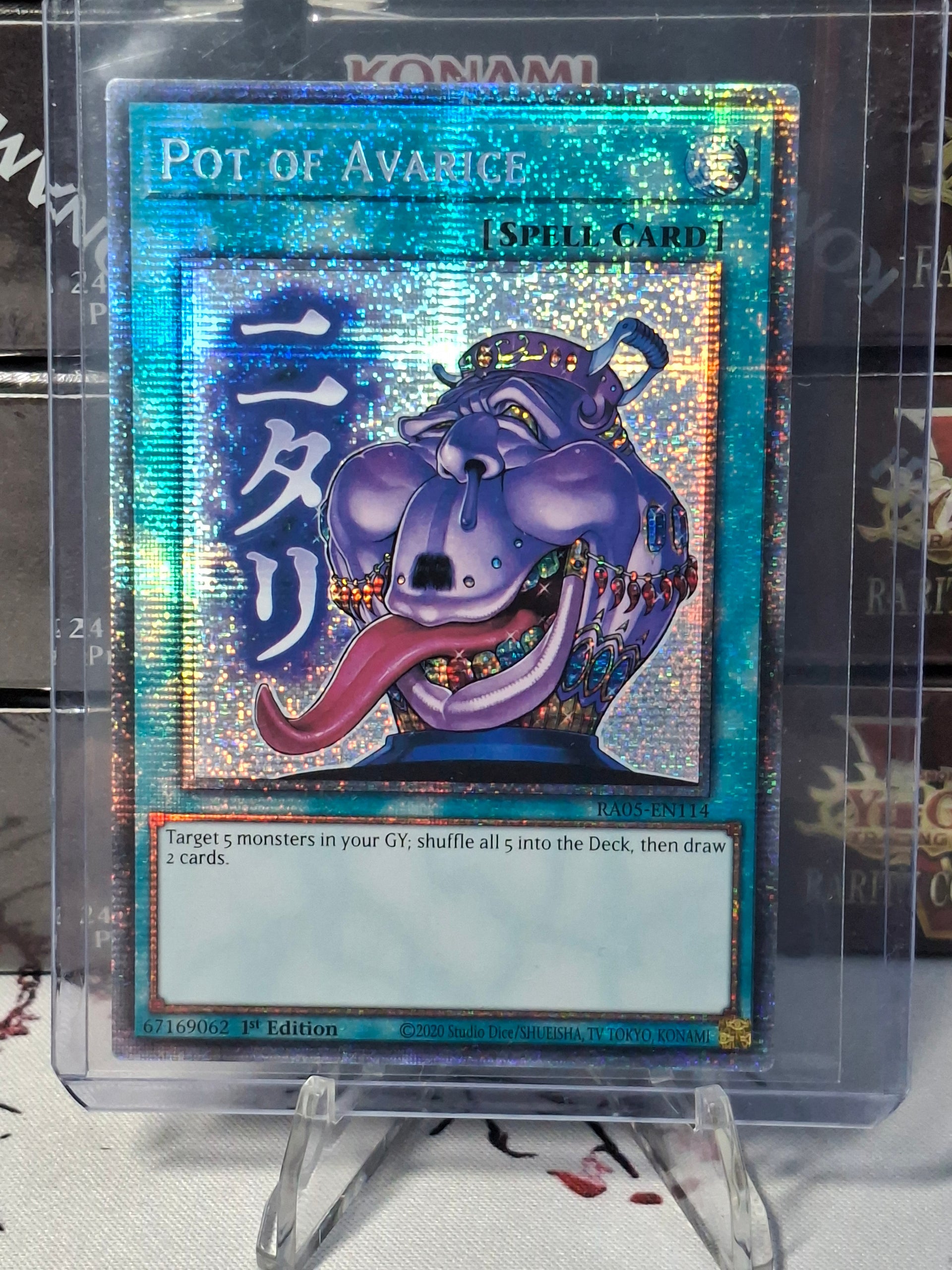 yugioh card pot of avarice YUGIOH Pot of Avarice Starlight Rare 1st Edition Near Mint RA05-EN114 – CURATOR'S CARDS LTD