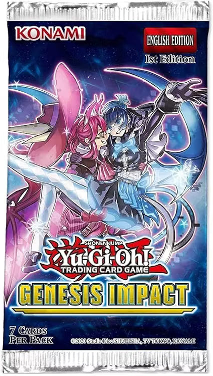 Yu-Gi-Oh Genesis Impact Booster Pack 1st Edition