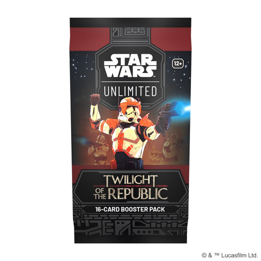 Star Wars Unlimited Twilight of the Republic Booster Pack 1st Edition