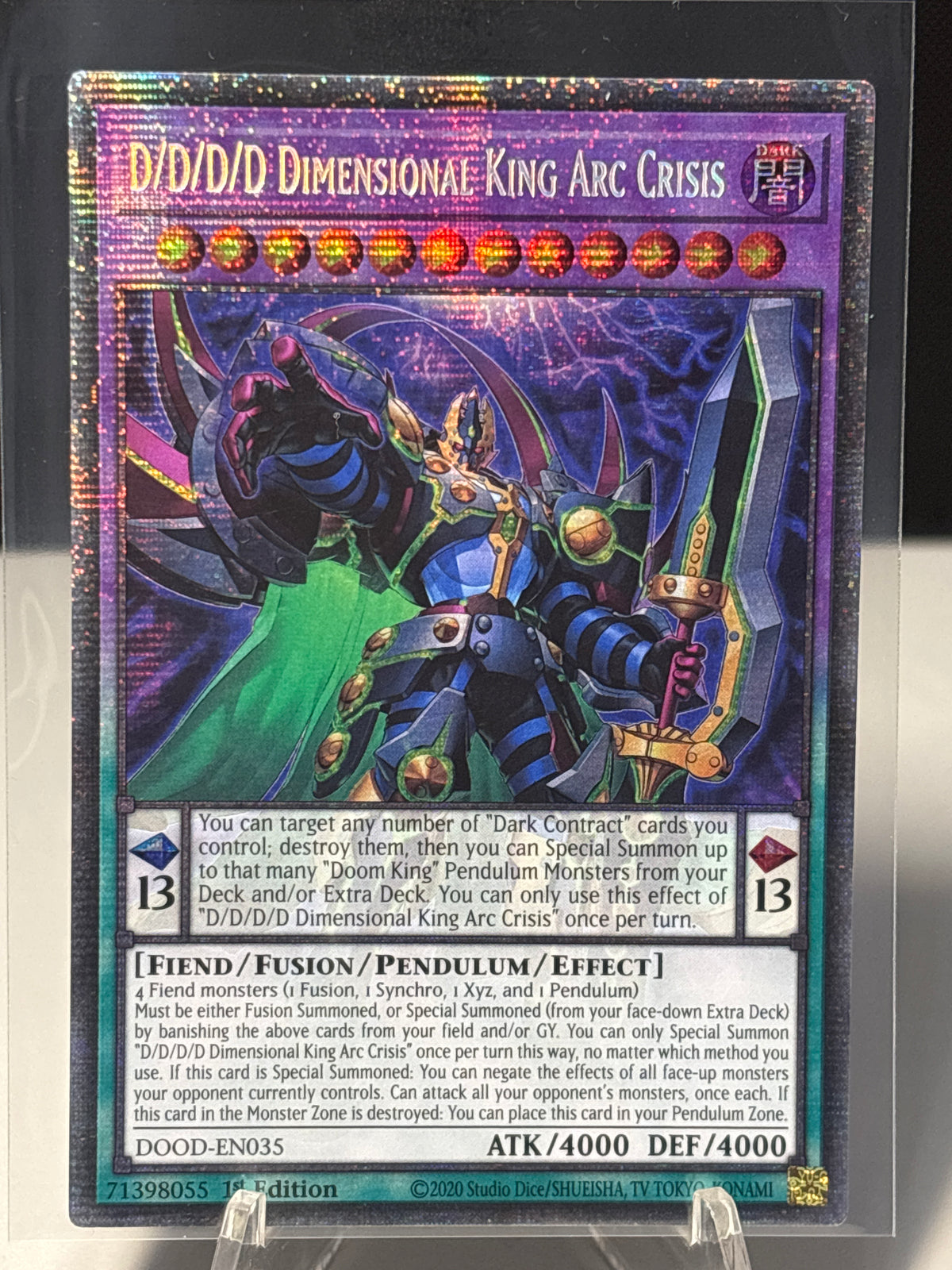 D/D/D/D Dimensional King Arc Crisis front view