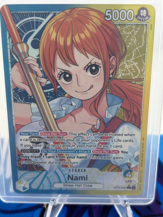 One Piece Singles - Nami Leader Alt Art - OP11-041