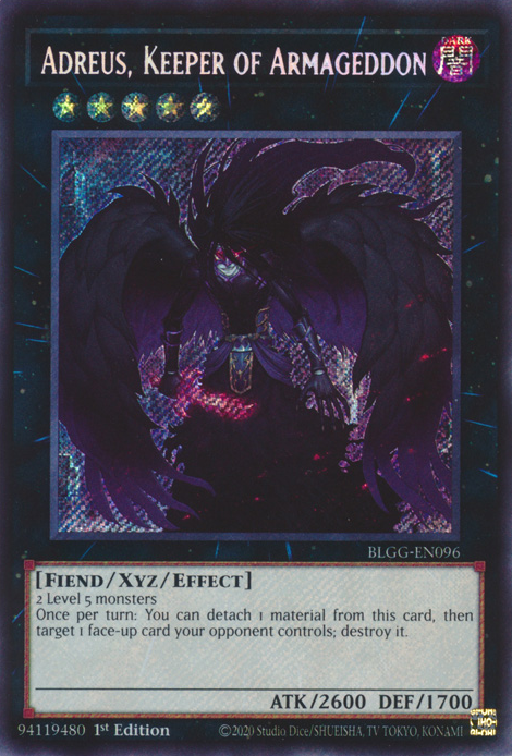 Adreus, Keeper of Armageddon front view