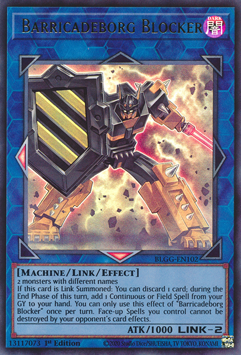 Barricadeborg Blocker front view