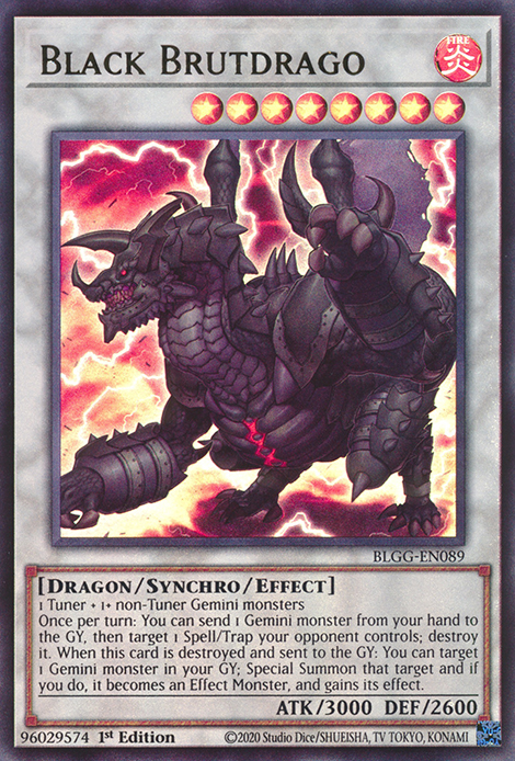 Black Brutdrago front view
