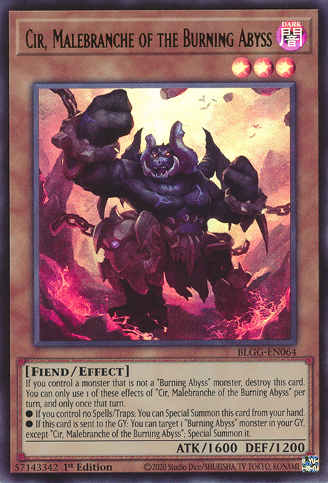 Cir, Malebranche of the Burning Abyss front view