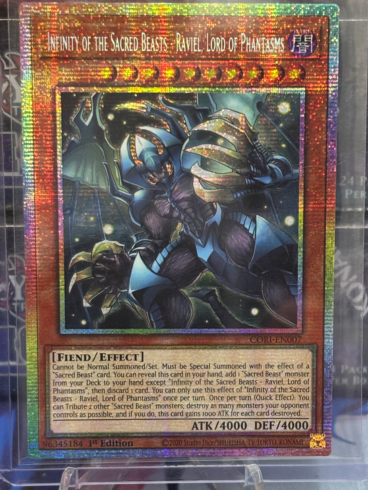 Infinity of the Sacred Beasts - Raviel, Lord of Phantasms front view