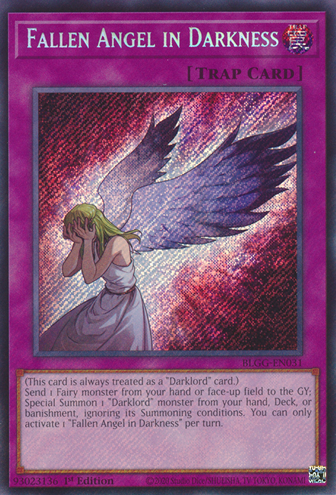 Fallen Angel in Darkness front view