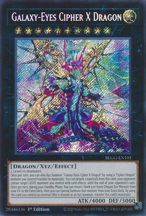 Galaxy-Eyes Cipher X Dragon front view