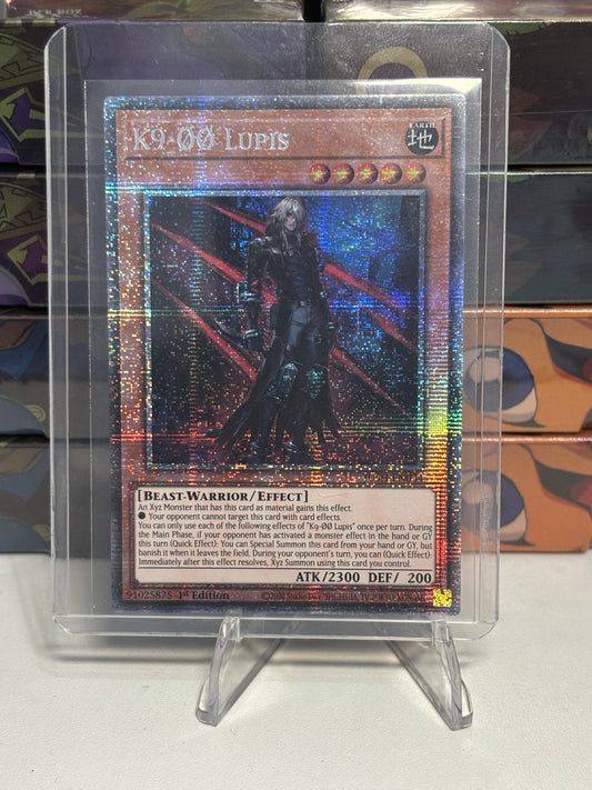 YUGIOH K9-ØØ LUPIS STARLIGHT RARE 1ST NEAR MINT JUSH-EN034