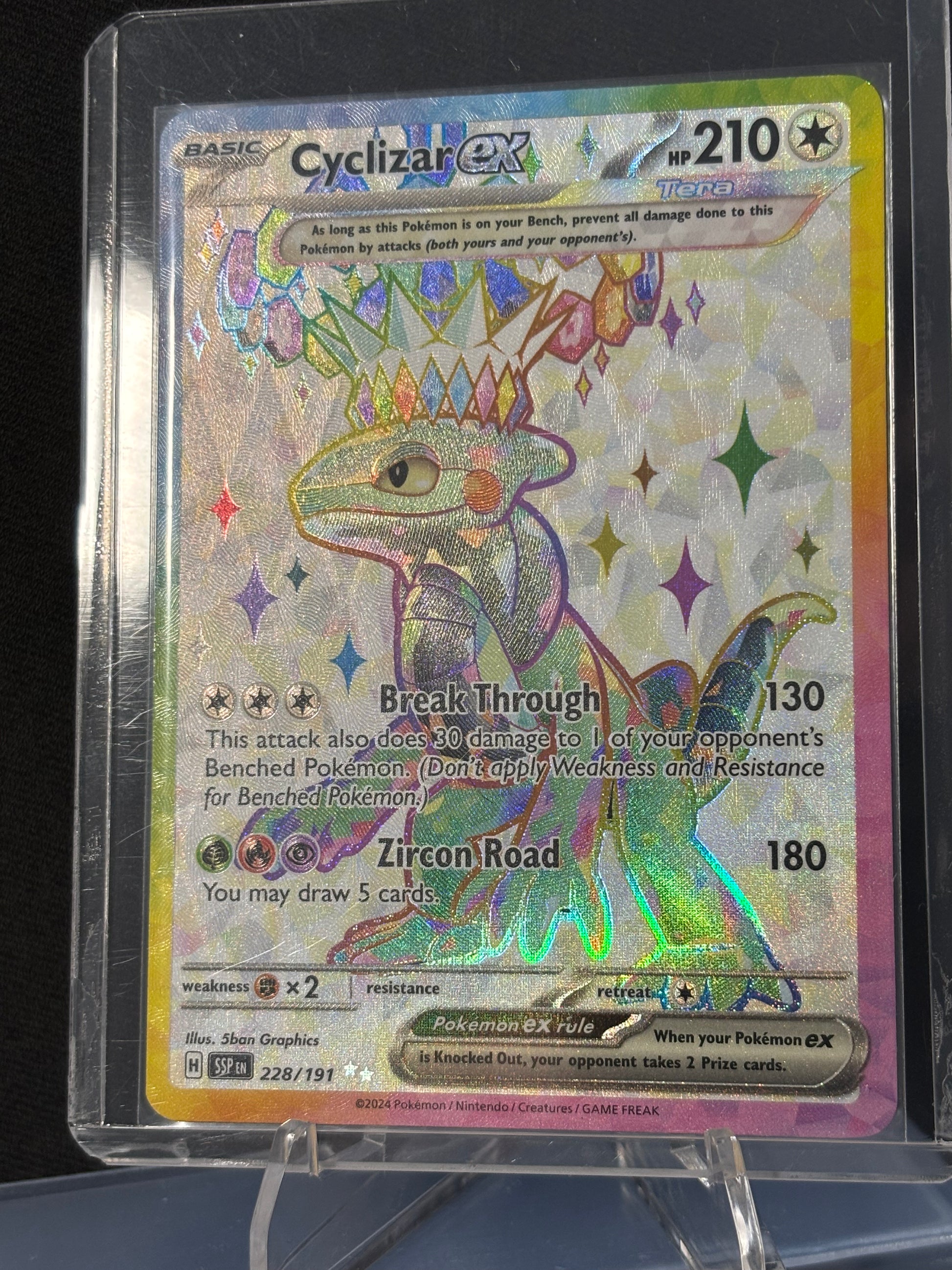 cyclizar ex pokemon card value Cyclizar EX SSP 228/191 Special Illustration Rare Pokémon Card – CURATOR'S CARDS LTD