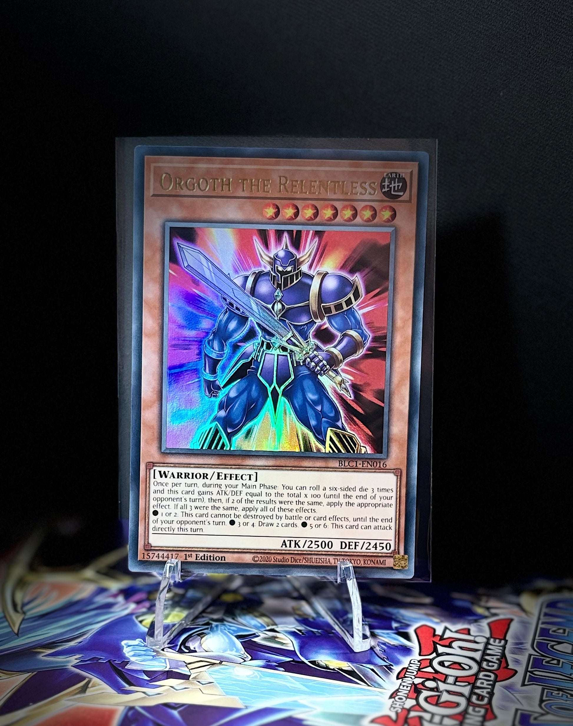 yugioh orgoth the relentless card Orgoth The Relentless BLC1-EN016 Ultra Rare Gold Yu-Gi-Oh Card