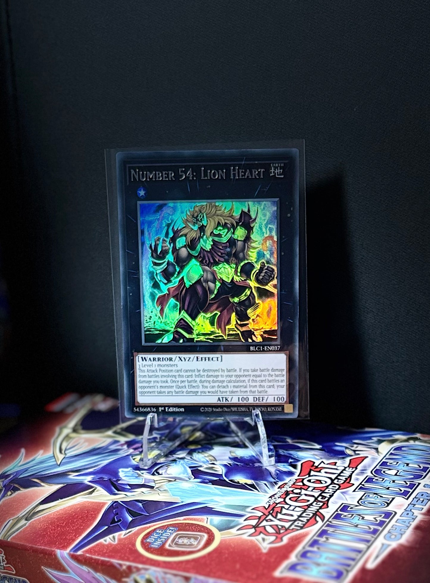 Number 54: Lion Heart - BLC1-EN037 (Silver)