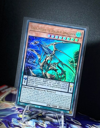 Chaos Emperor, The Dragon of Armageddon - BLC1-EN026 (Gold)