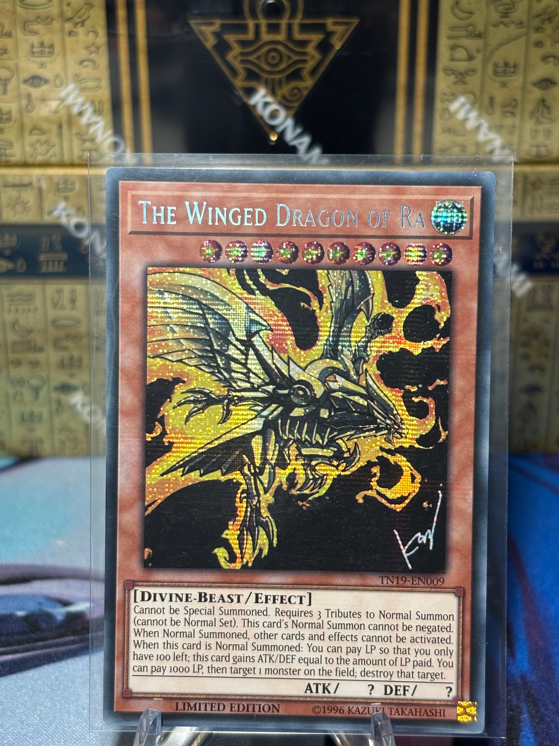 yugioh tn19 card list The Winged Dragon of Ra Secret Rare Limited Edition Near Mint TN19-EN009 –  CURATOR'S CARDS LTD