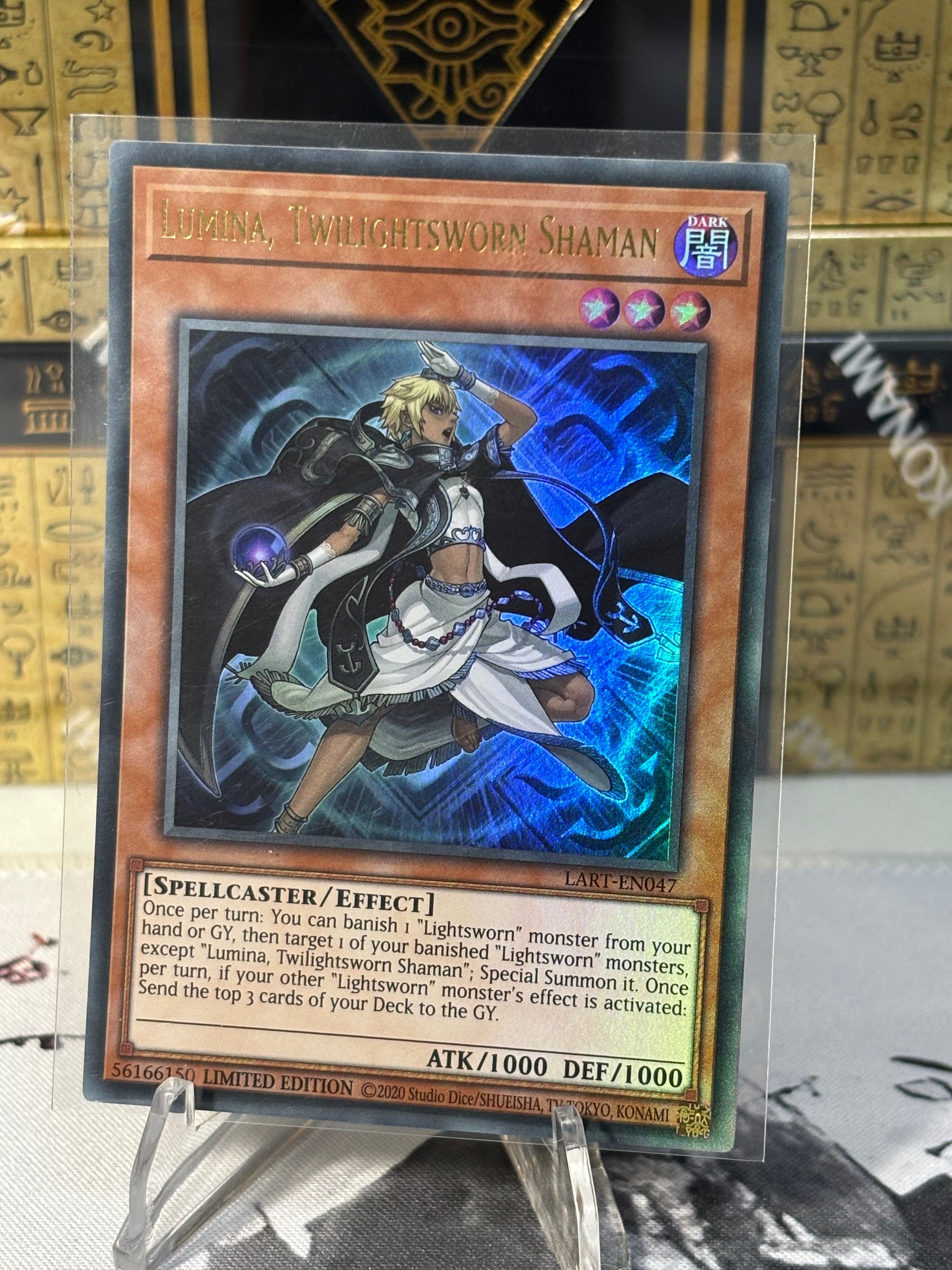 YUGIOH Lumina, Twilightsworn Shaman Ultra Rare Limited Edition Near Mi – CURATOR'S CARDS LTD