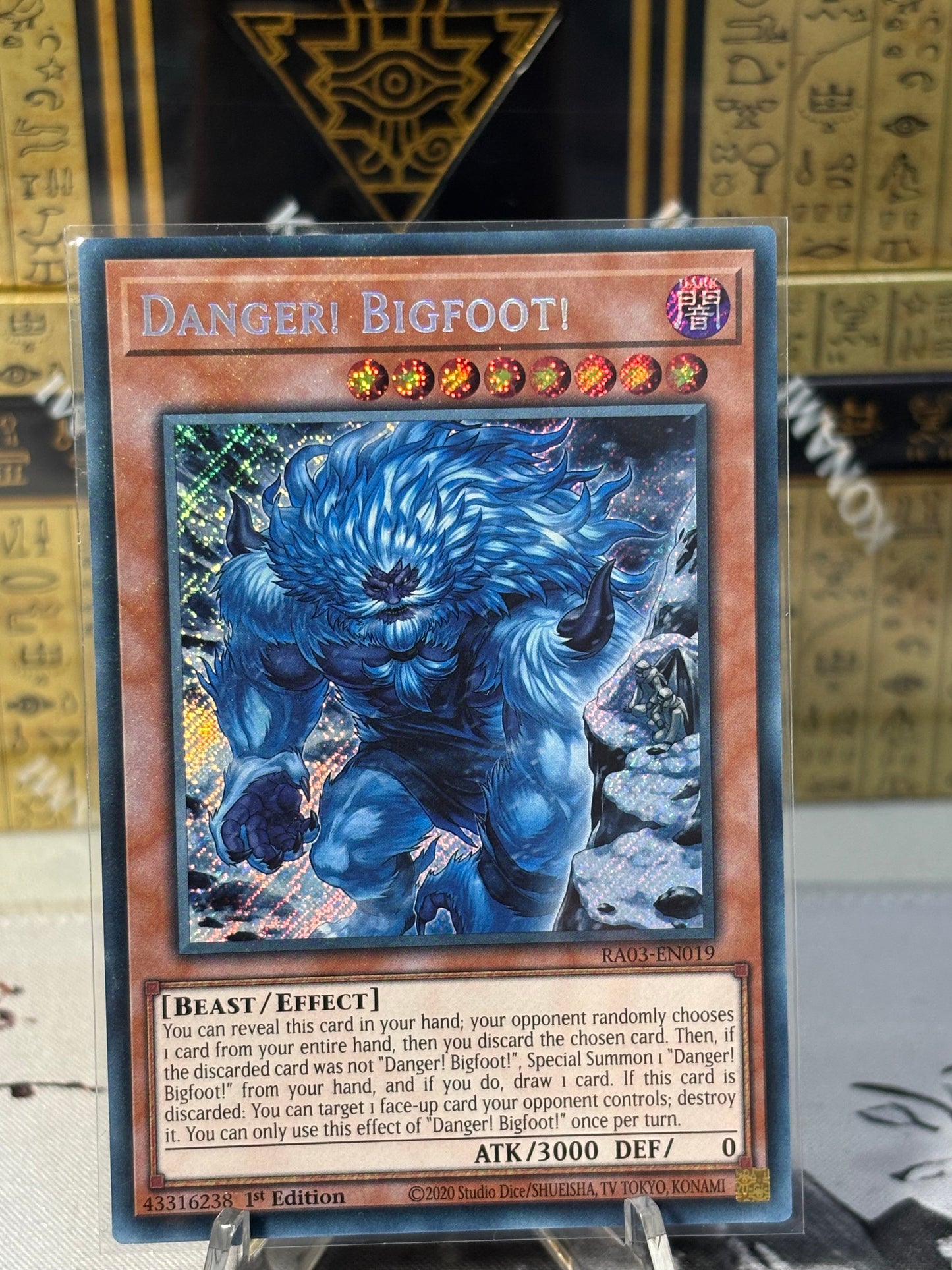 Danger! Bigfoot! front view