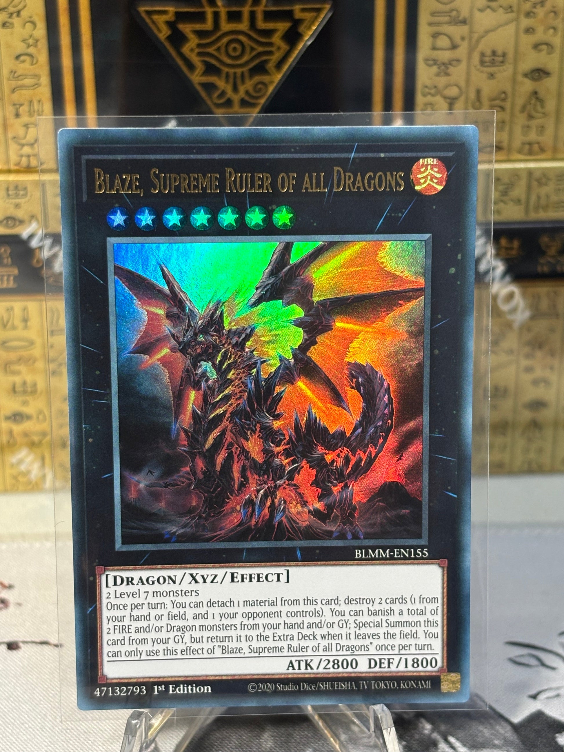 Blaze, Supreme Ruler of All Dragons front view