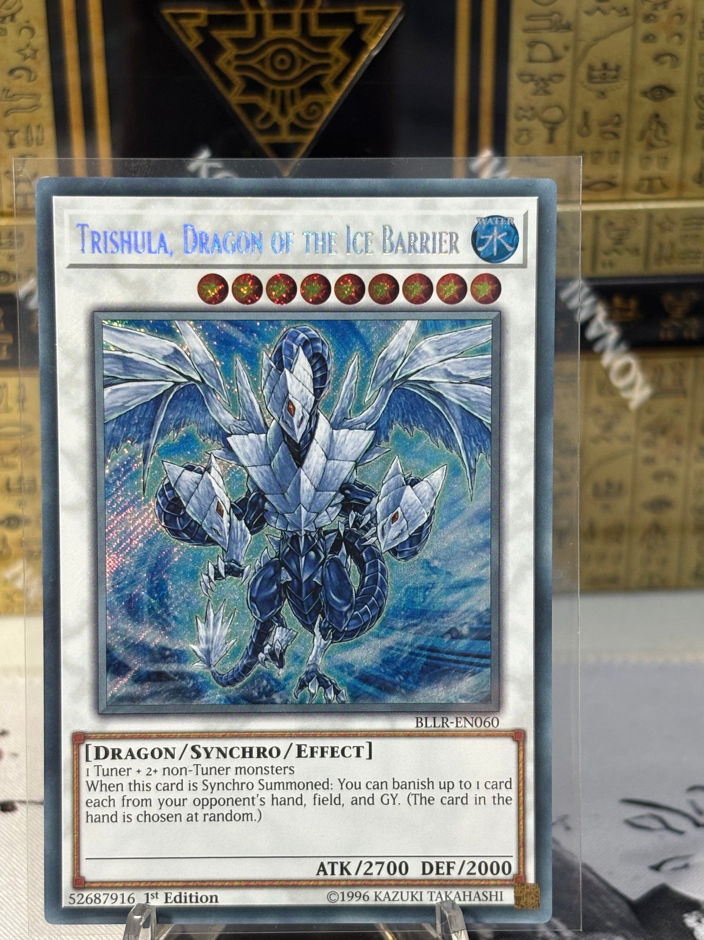 Trishula, Dragon of the Ice Barrier front view