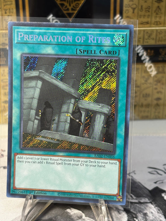 Preparation of Rites front view