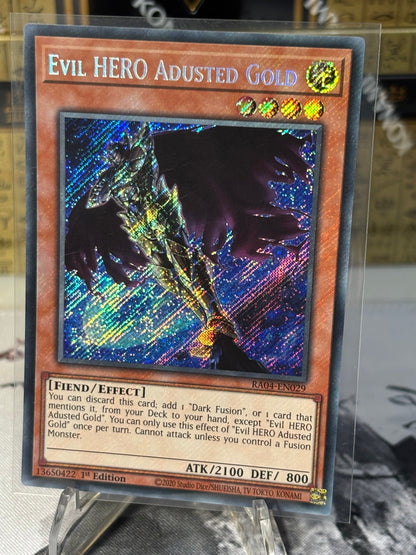 Evil HERO Adusted Gold front view