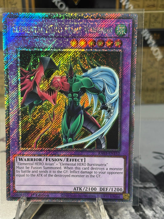 Elemental HERO Flame Wingman front view