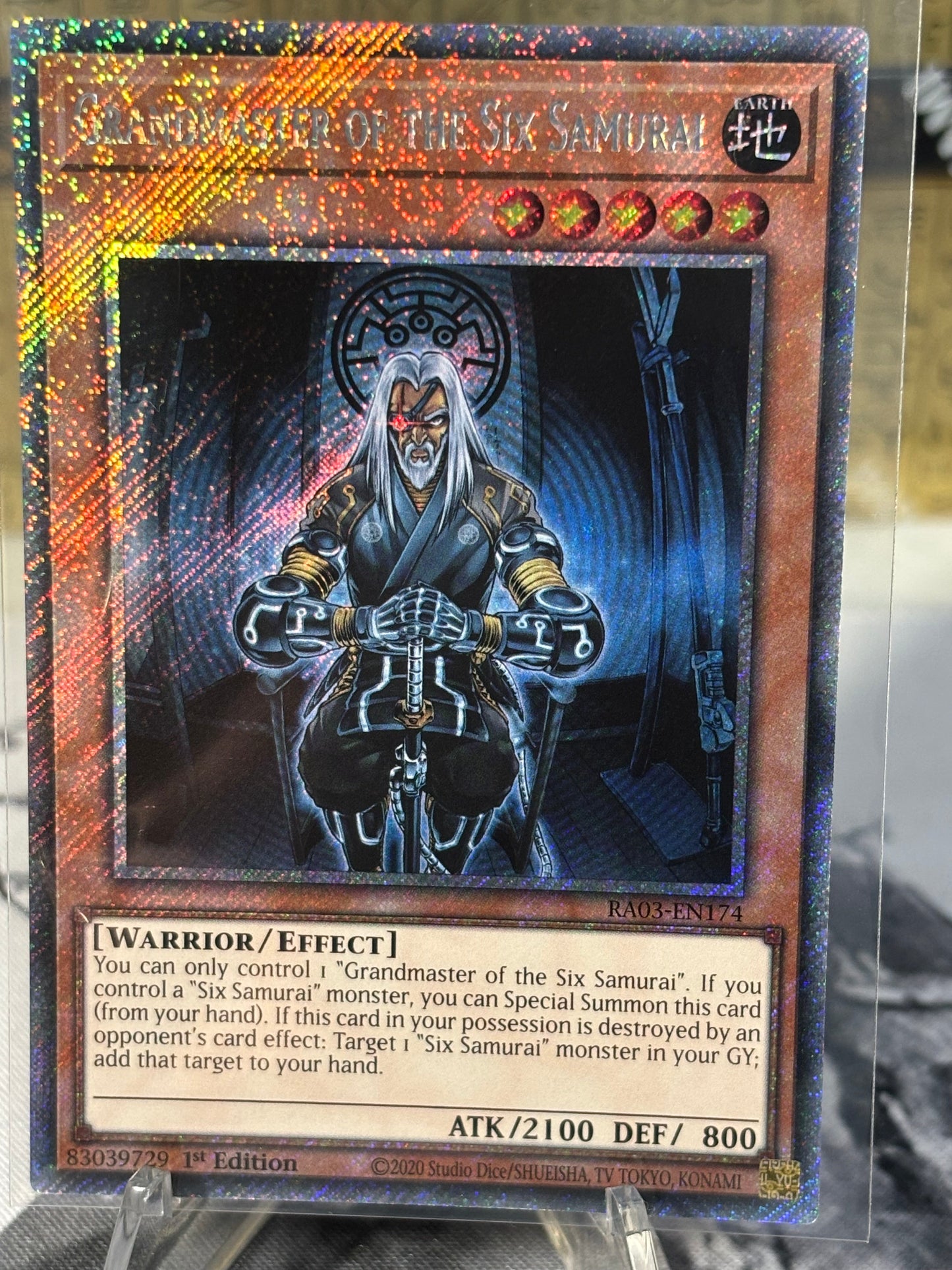 Grandmaster of the Six Samurai front view