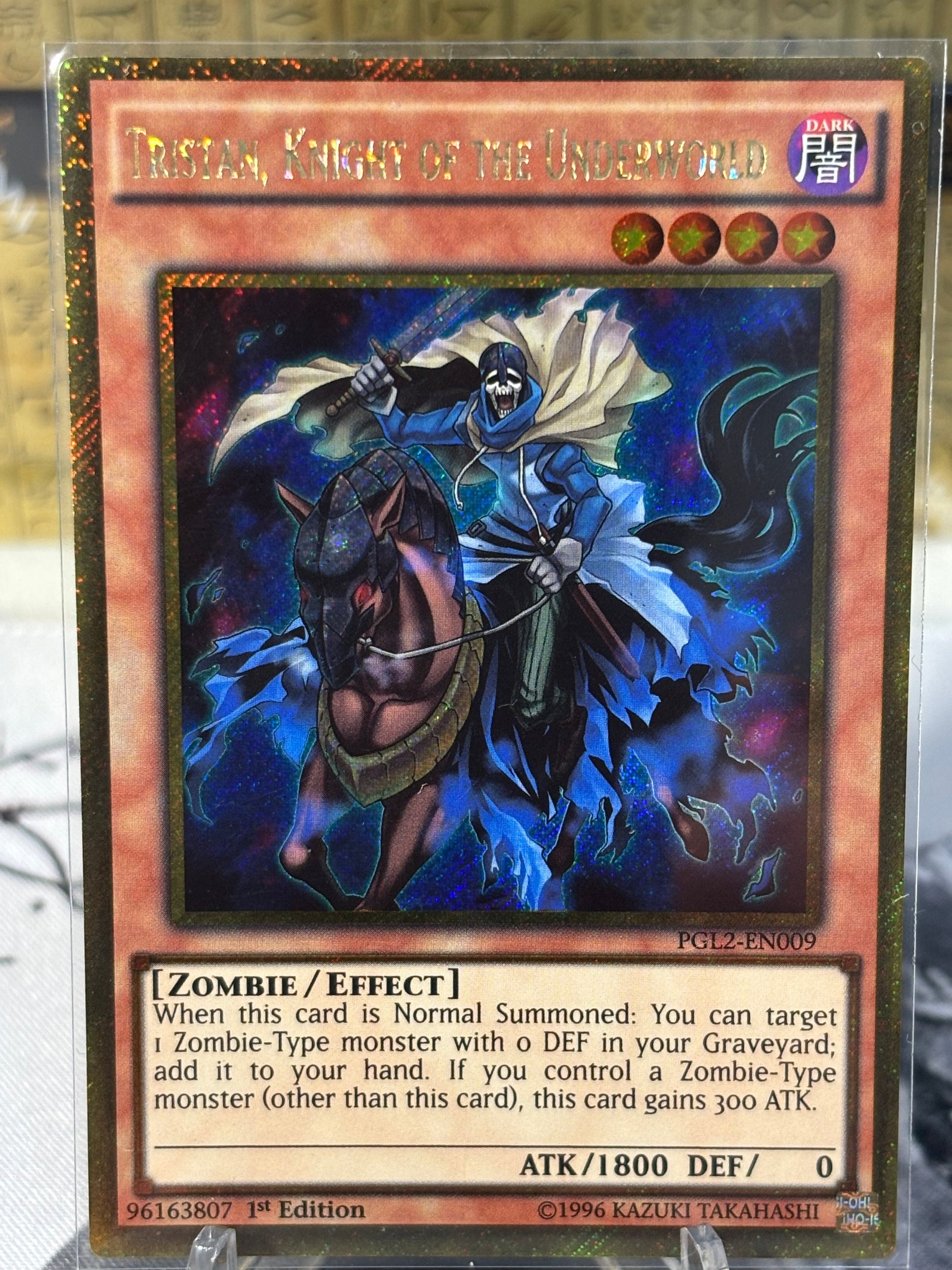 Tristan, Khignt of the Underworld front view