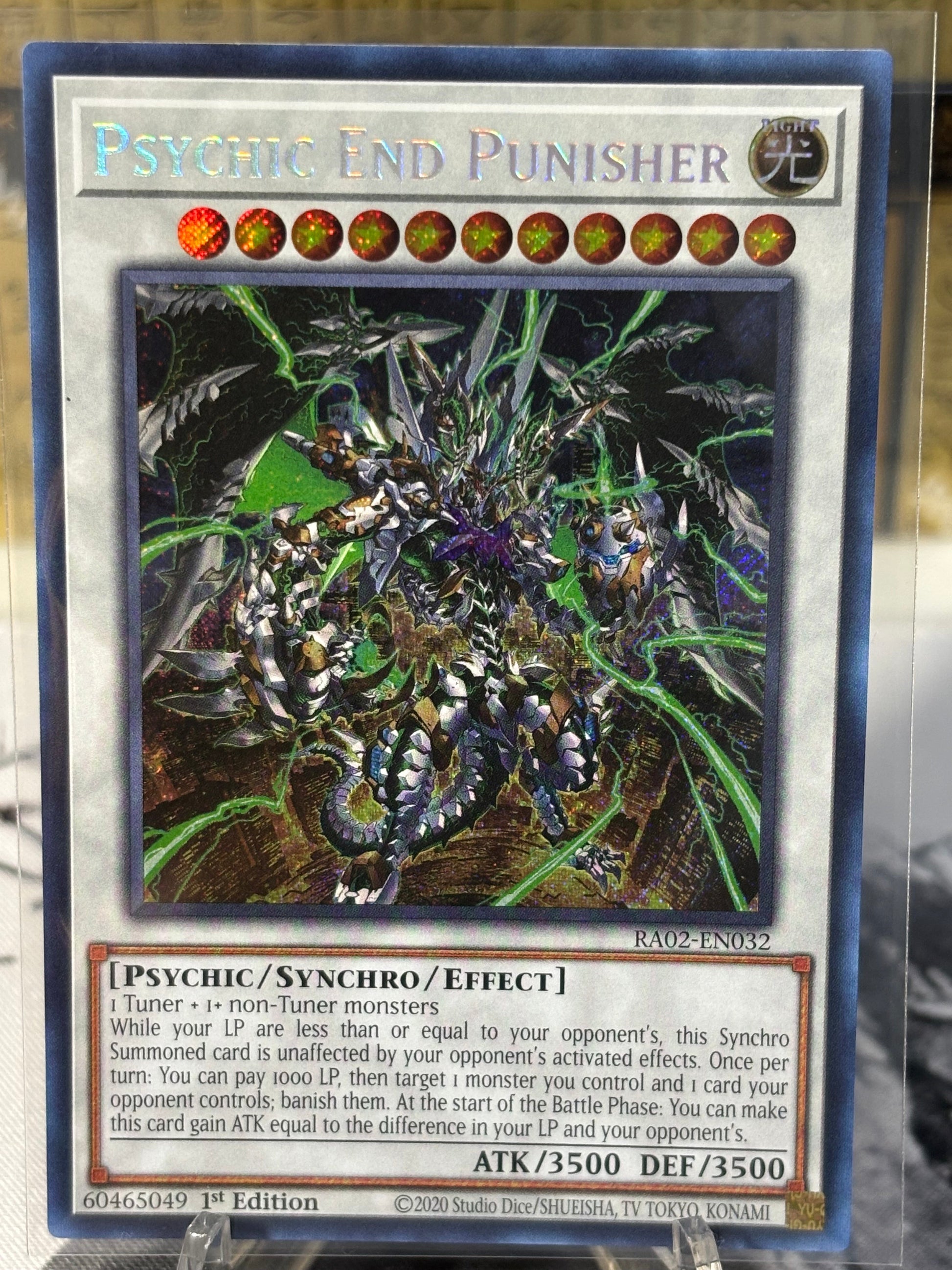 Psychic End Punisher front view