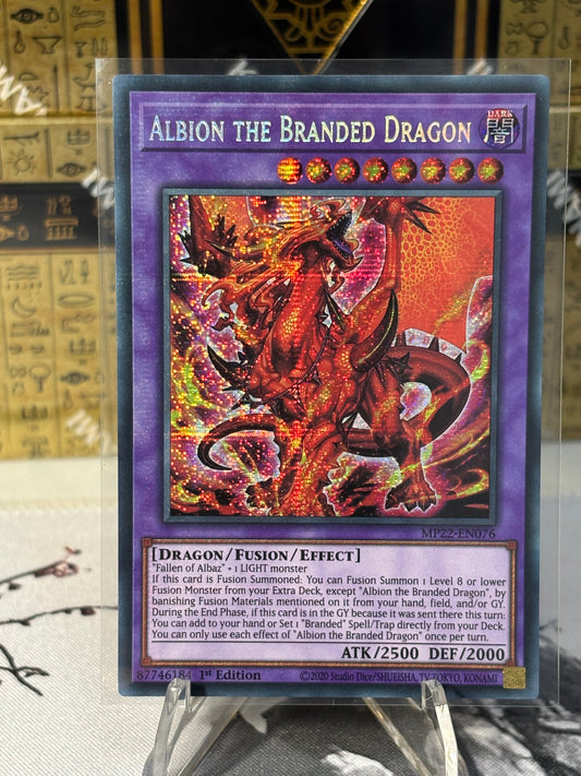 Albion the Branded Dragon front view