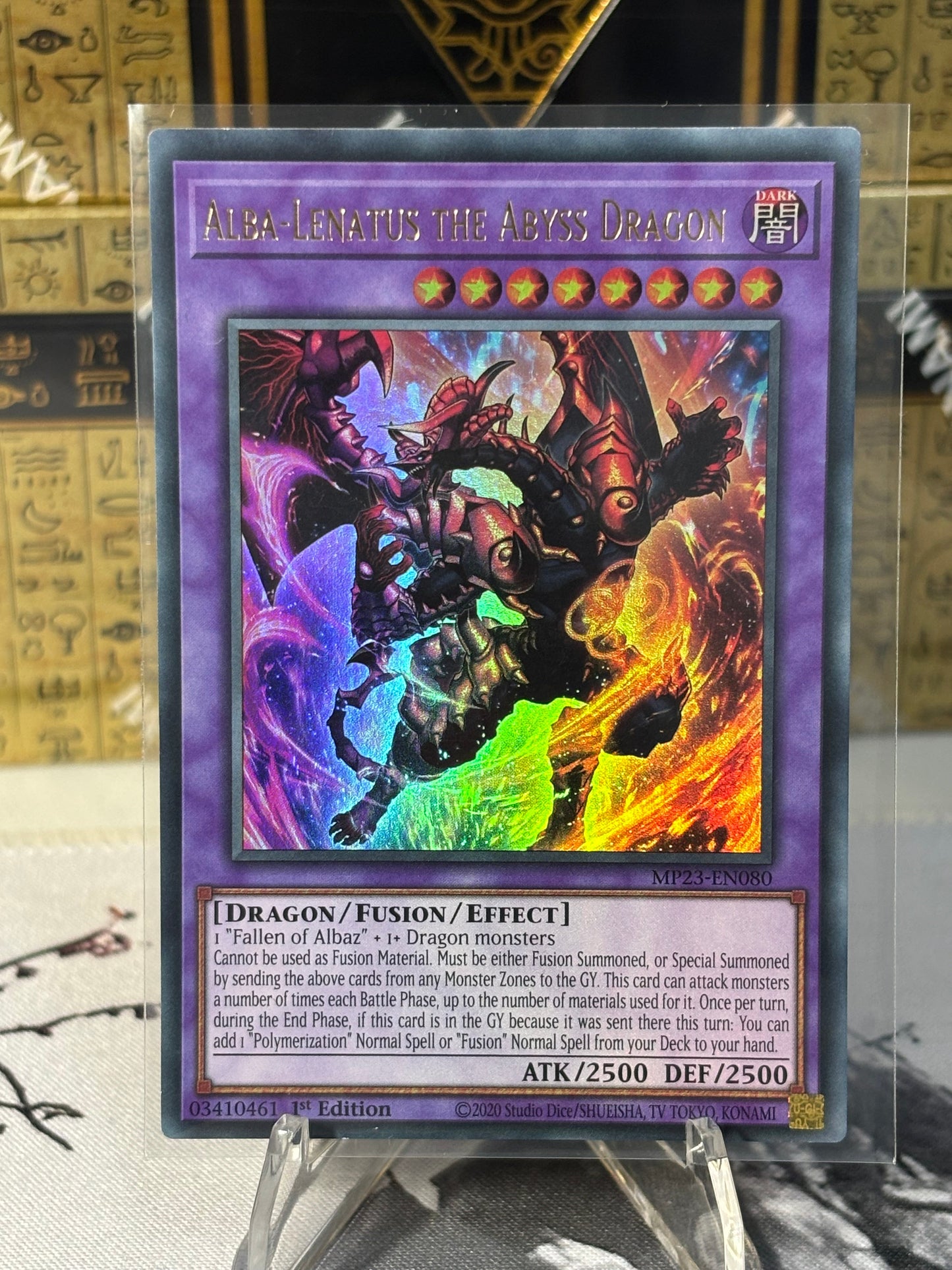 Alba-Lenatus the Abyss Dragon front view