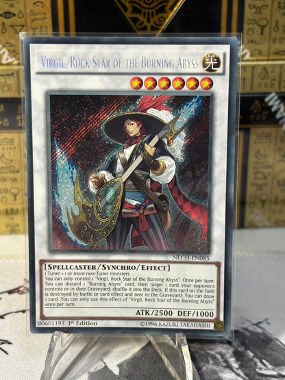 Virgil, Rock Star of the Burning Abyss front view