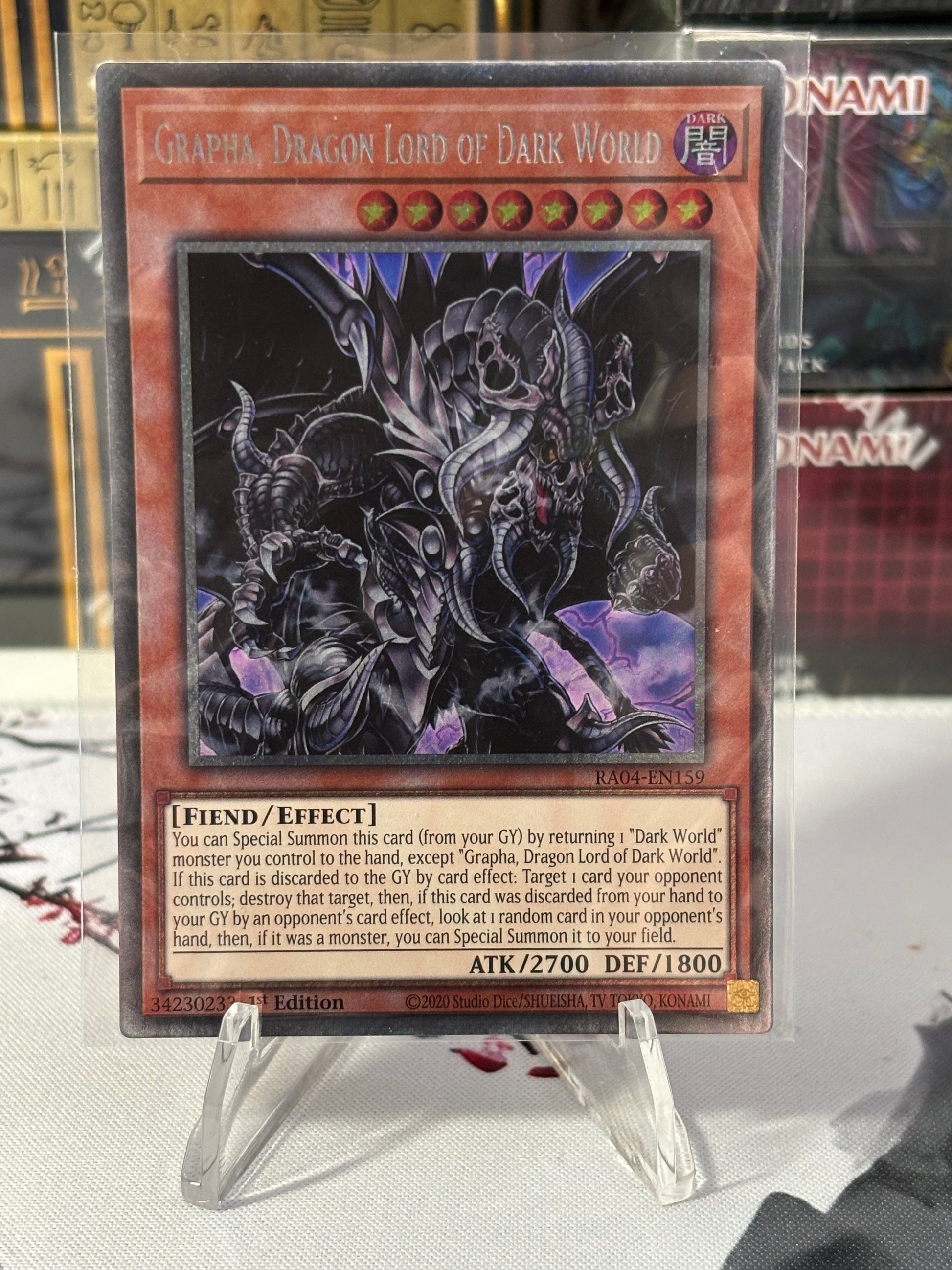 Grapha, Dragon Lord of Dark World front view