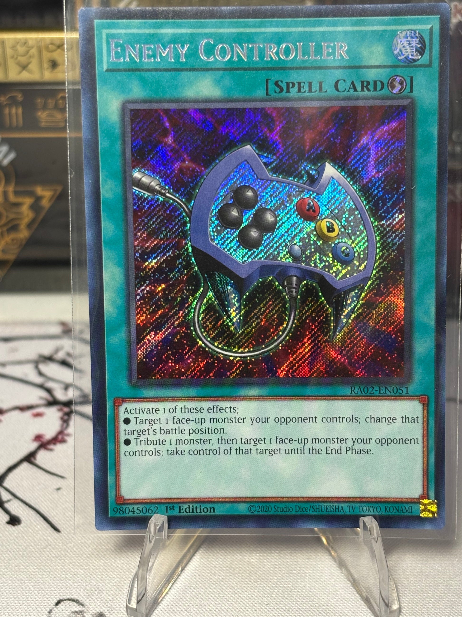 enemy controller yugioh card YUGIOH Enemy Controller Secret Rare 1st Edition Near Mint RA02-EN051 – CURATOR'S CARDS LTD