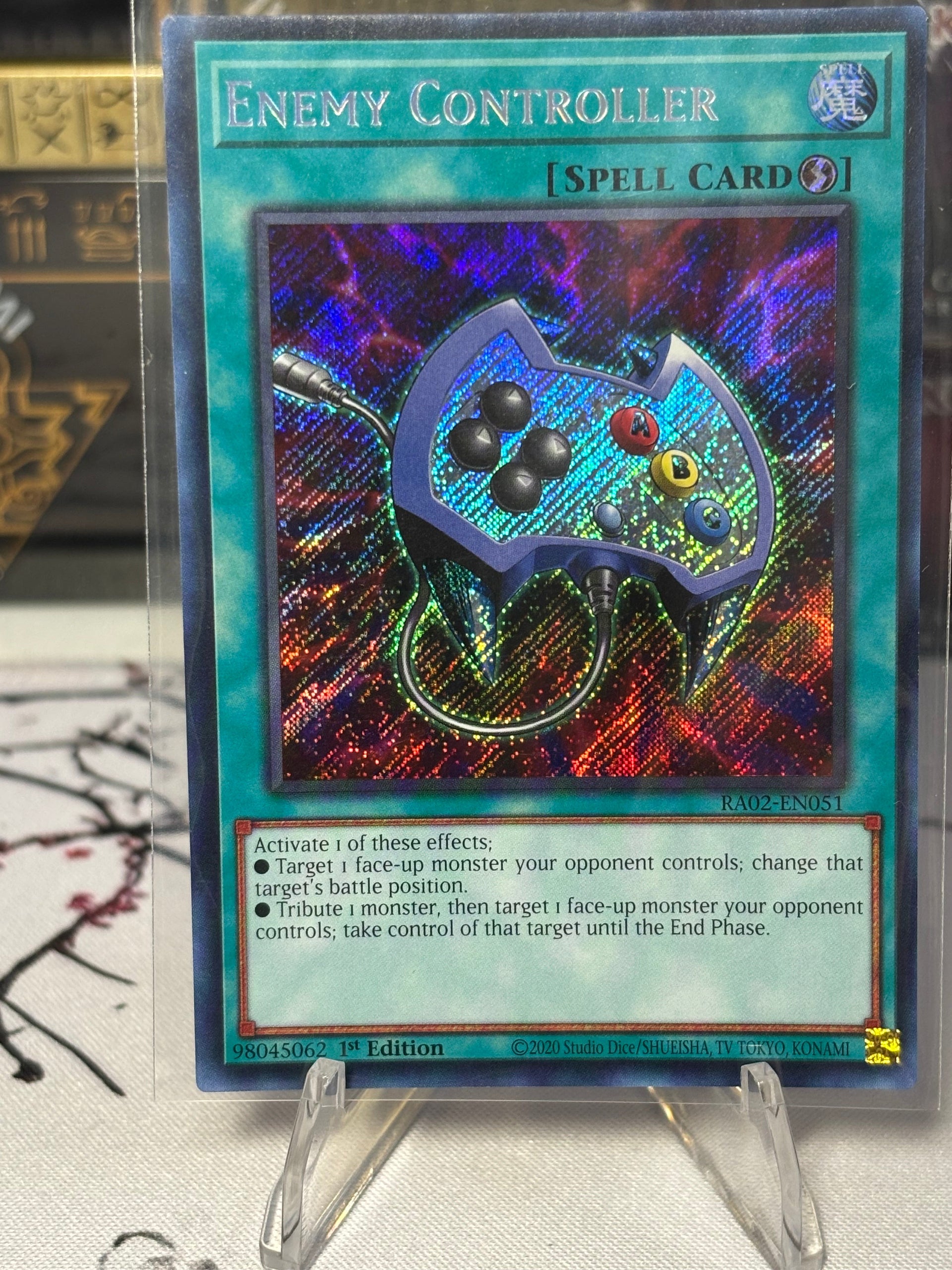 YUGIOH Enemy Controller Secret Rare 1st Edition Near Mint RA02-EN051 – CURATOR'S CARDS LTD